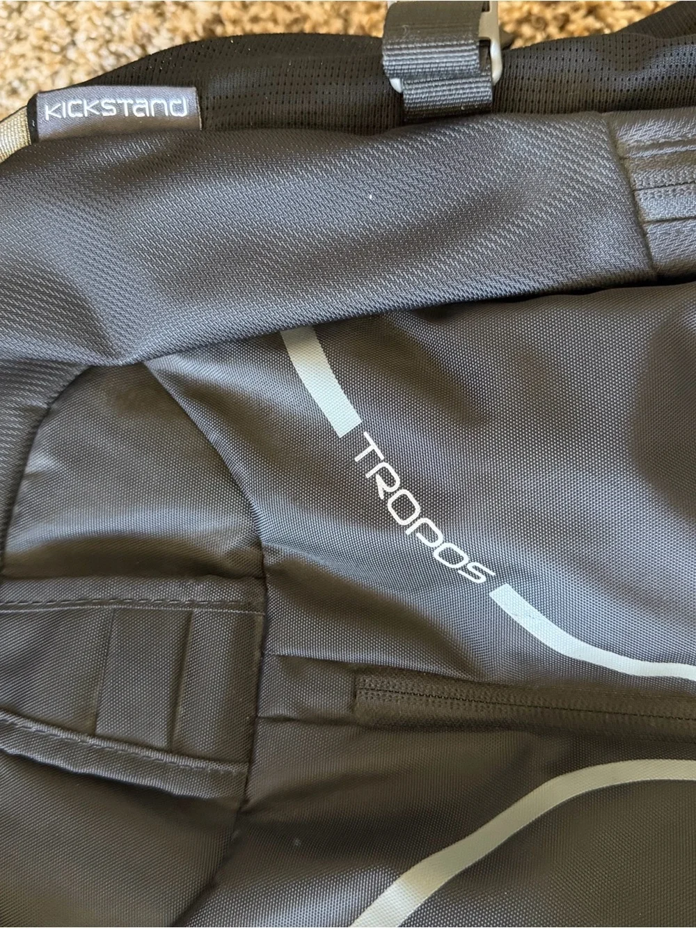 Osprey Tropos 25L Black Hiking Backpack 15in Laptop Pocket, Zip, 3 Pockets